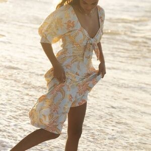 NWT Roxy' Evening Delight Printed Midi Dress